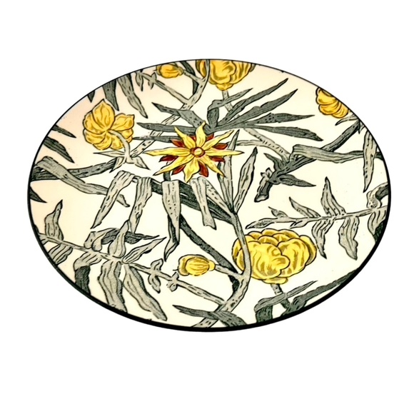 Tiffany & Co. Yellow Flowers Salad Plate, Made by MASON'S ® - Picture 3 of 15